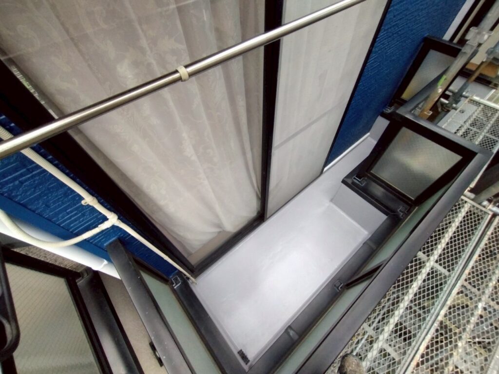 雨漏り修理 施工後ベランダ